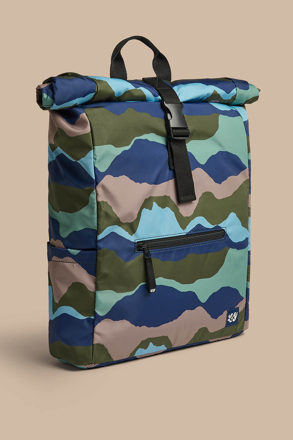 Jenson - Roll Top Backpack in Rolling Hills