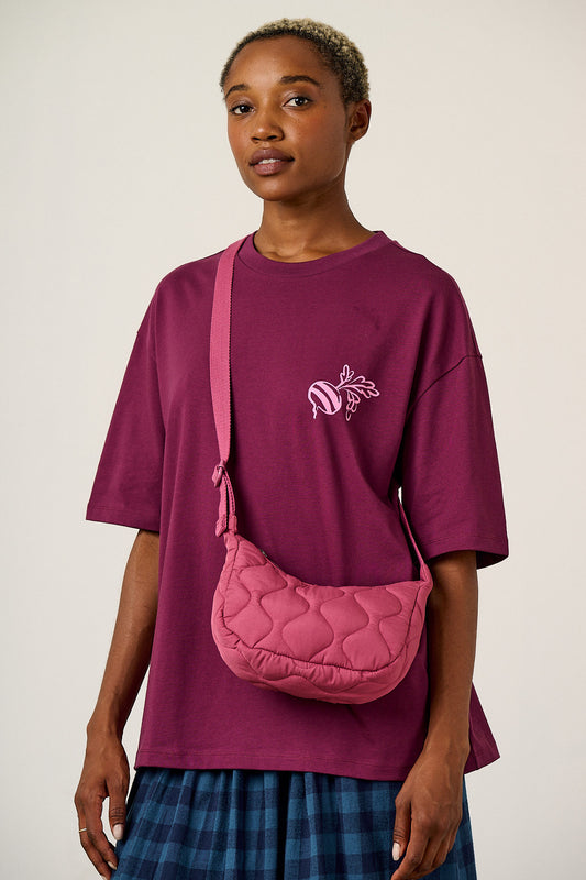 Reims - Crossbody Bag in Raspberry