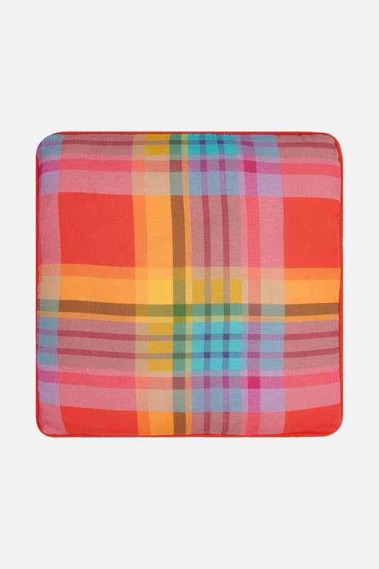 Cushion Cover in Ncuti Tartan Print