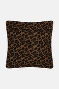 Polar Fleece Cushion Cover in Leopard Print