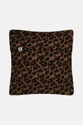 Polar Fleece Cushion Cover in Leopard Print