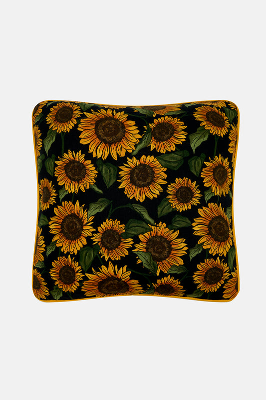 Cushion Cover: DEADSTOCK FABRIC - Sunflower Print