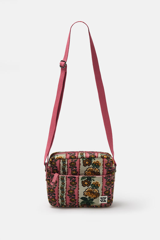 Dara - Crossbody Corduroy Bag in Betsy Floral