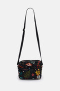 L.E. Dara - Crossbody Canvas Bag in Artist Print by Bojana