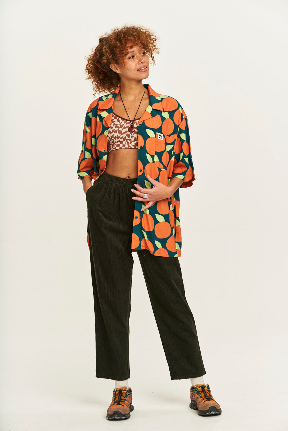 Water-repellent outdoor trousers - Dark orange - Ladies | H&M