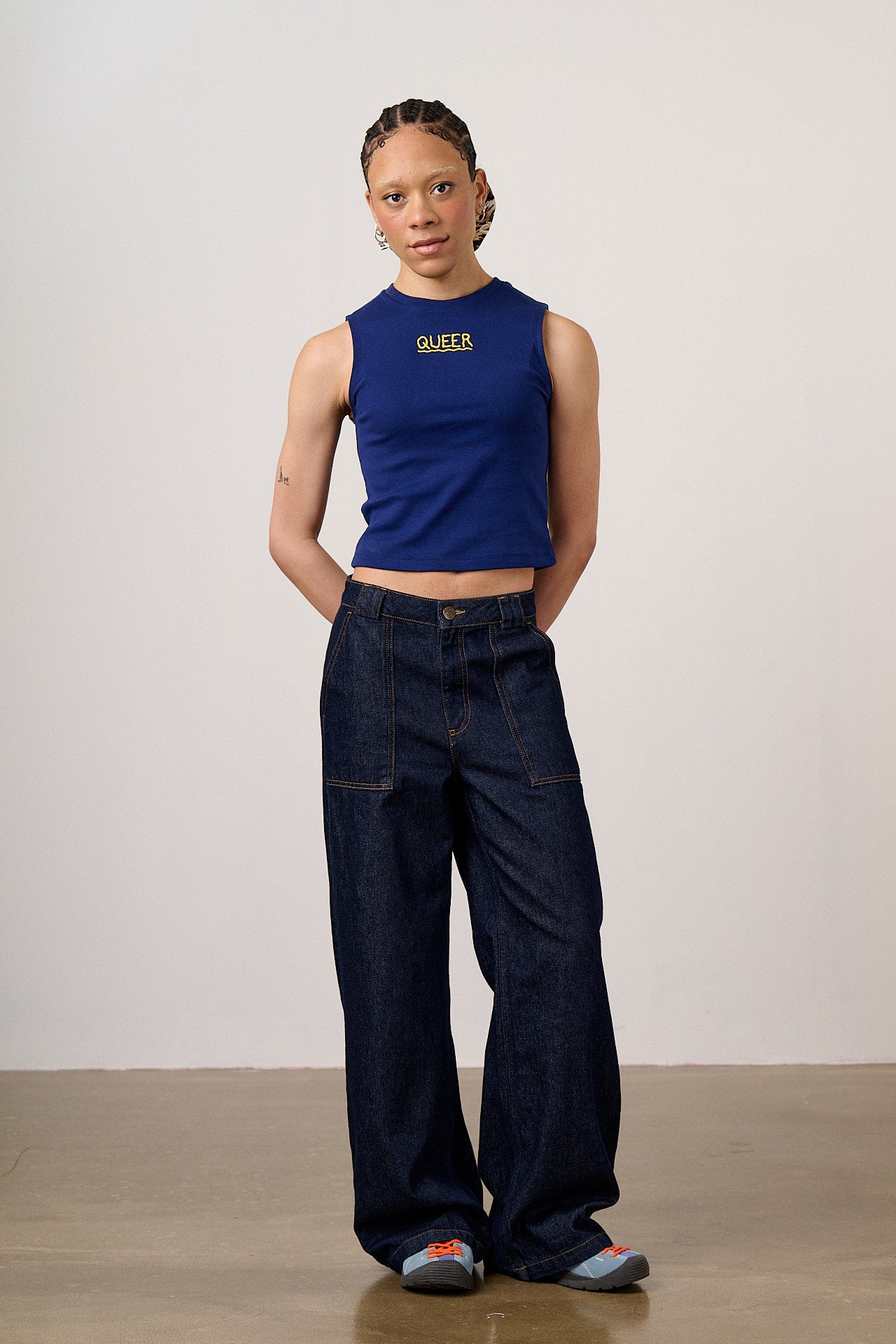 Bee Illustrates Pride 2026 - Etienne - Cotton Vest in Navy