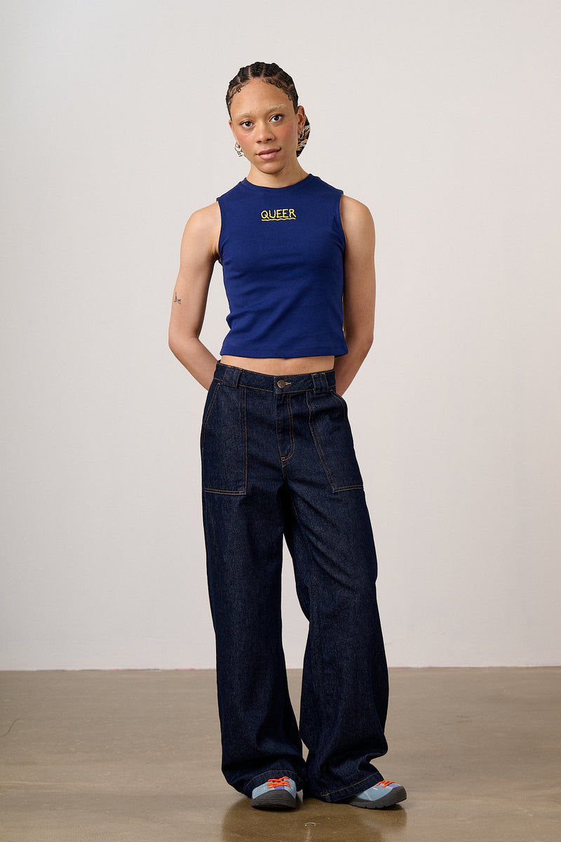 Bee Illustrates Pride 2026 - Etienne - Cotton Vest in Navy