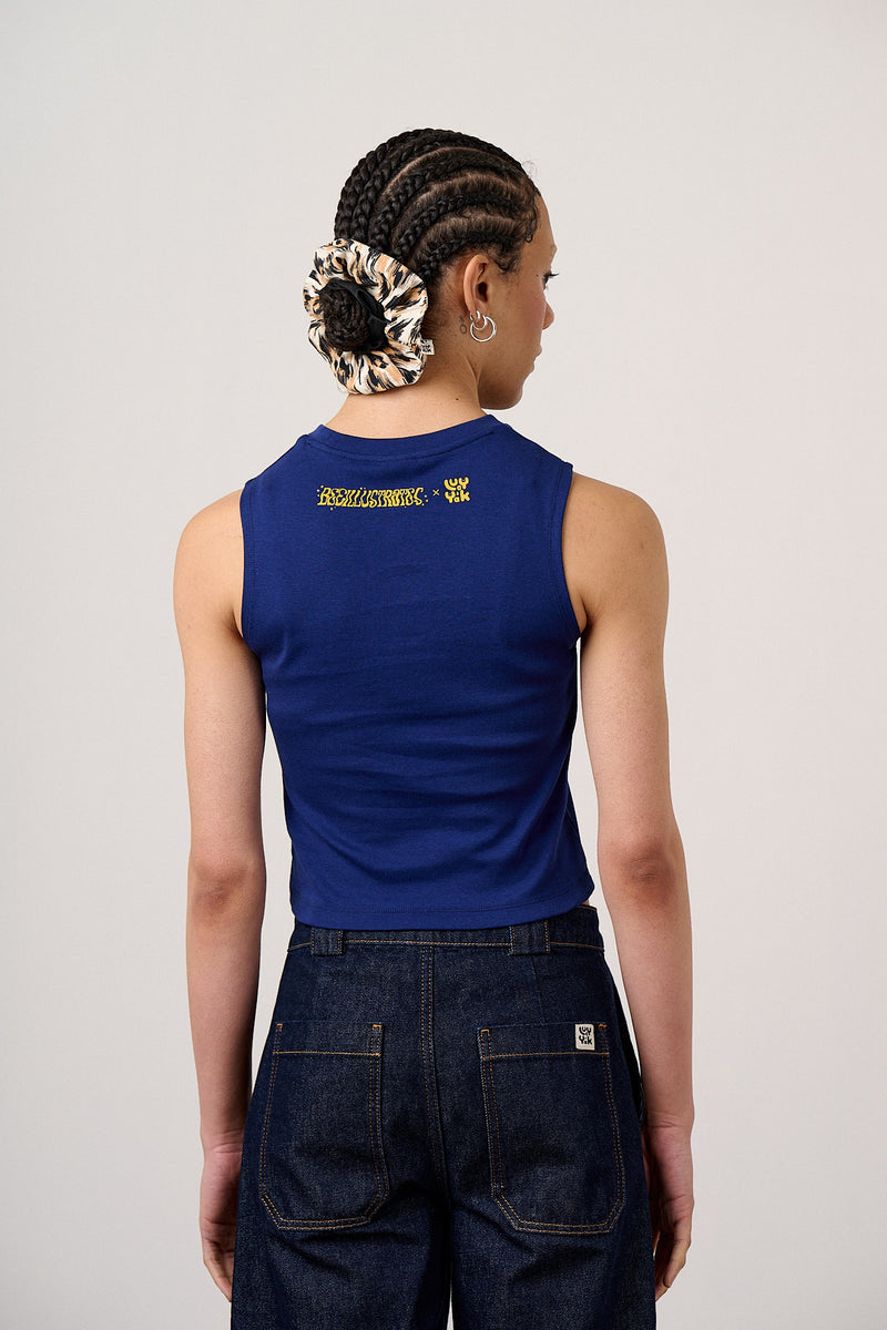 Bee Illustrates Pride 2026 - Etienne - Cotton Vest in Navy