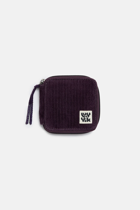 Eve - Corduroy Purse in Plum