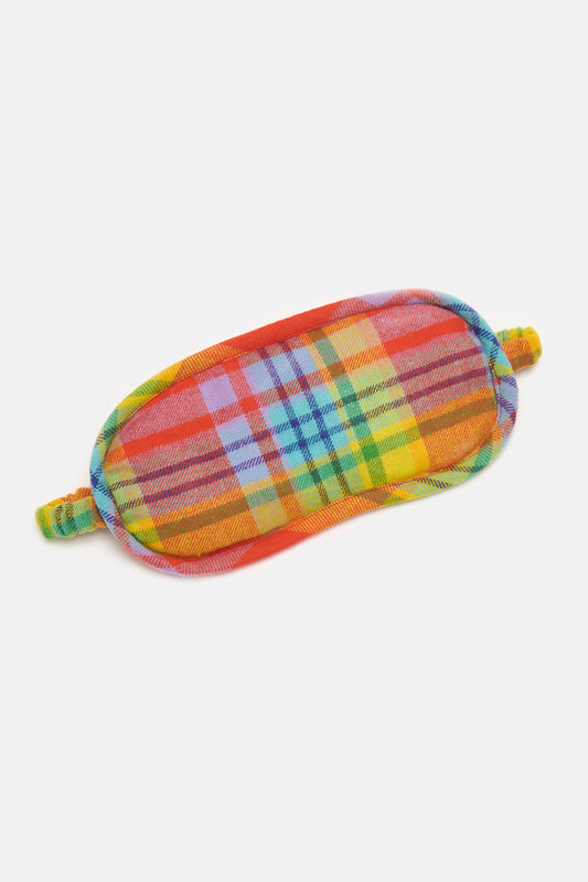 Eye Mask in Ncuti Tartan Print