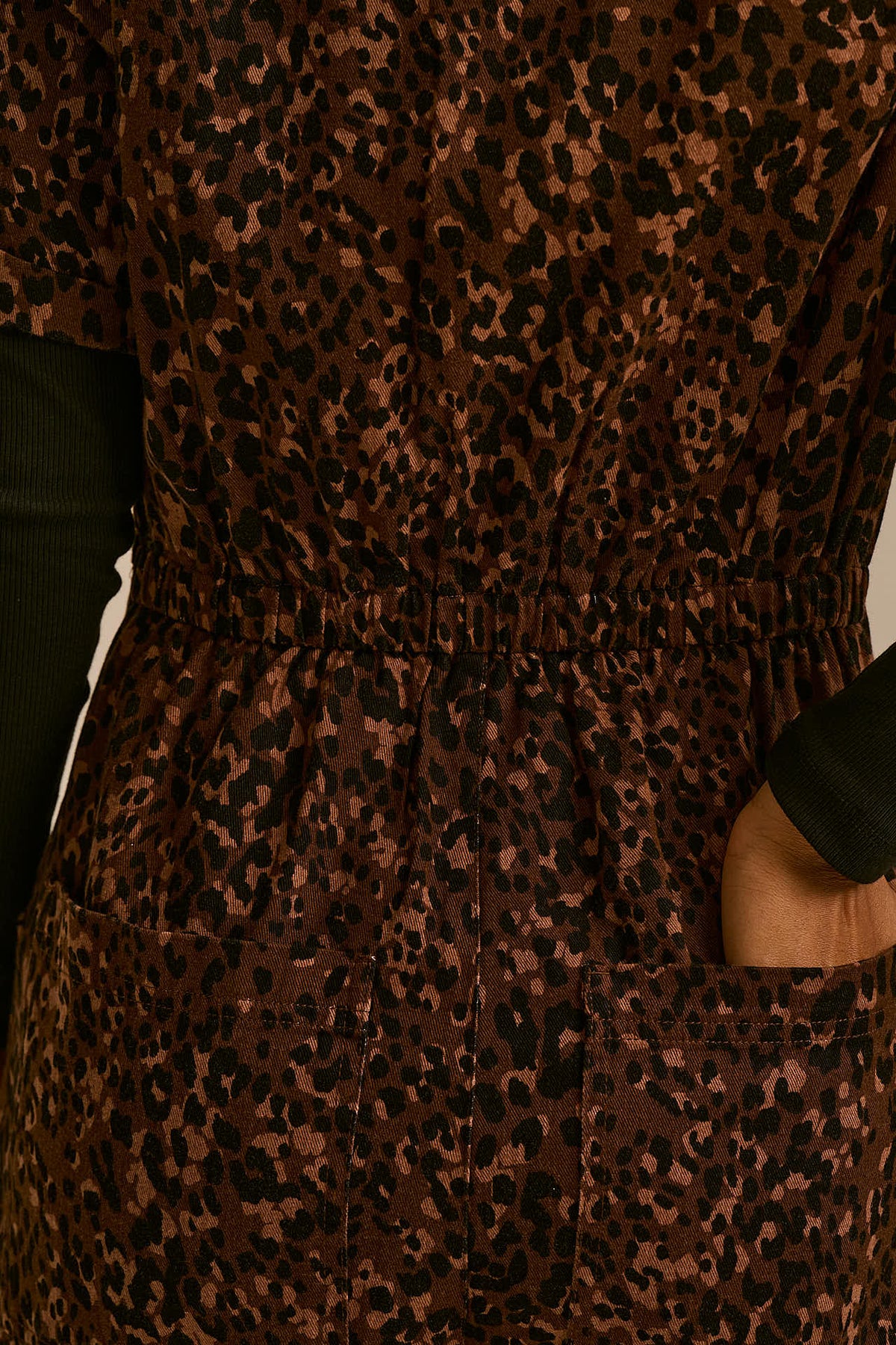 Finnegan - Organic Cotton Full Length Jumpsuit in Animal