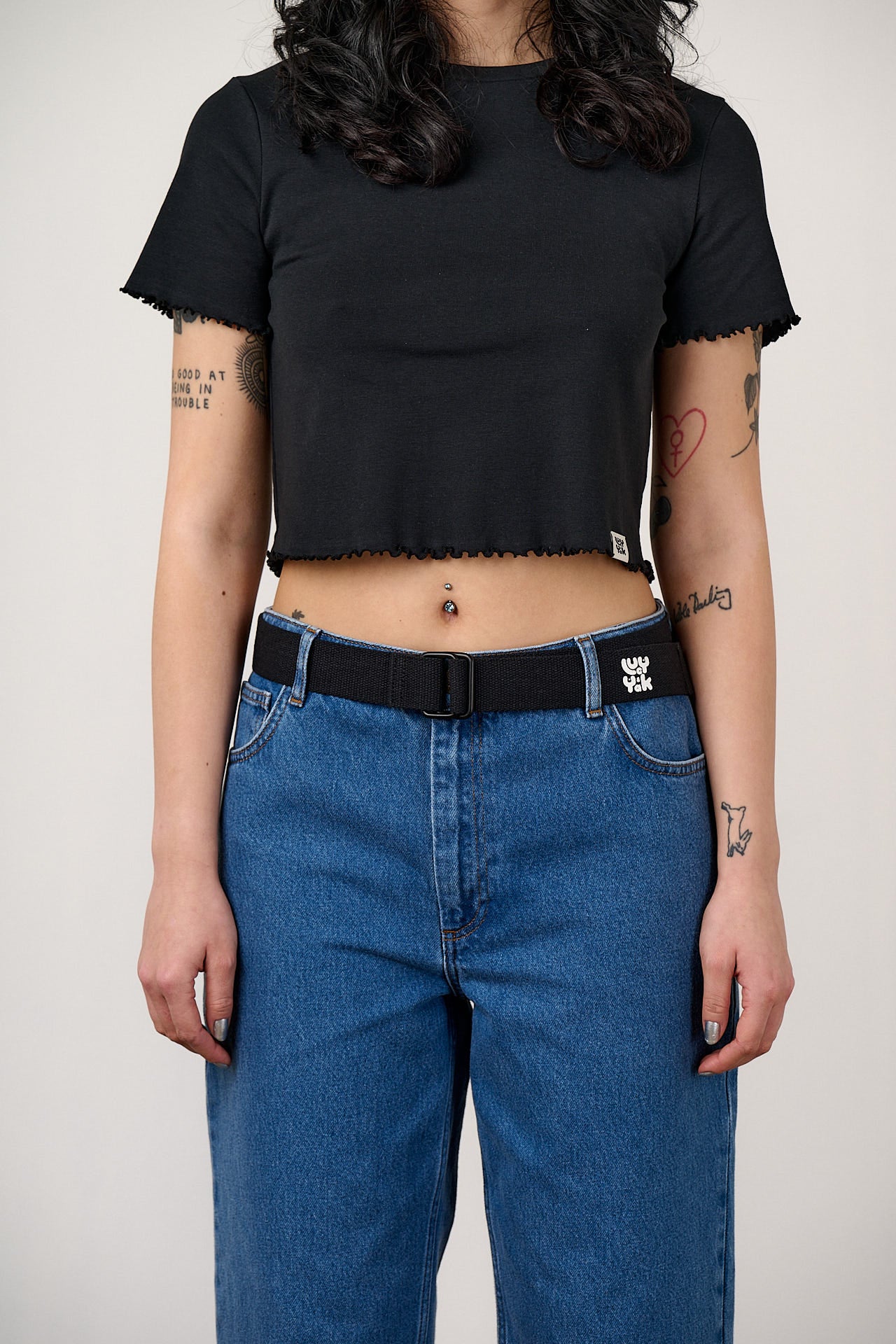 Flynn D Ring Cotton Webbing Belt