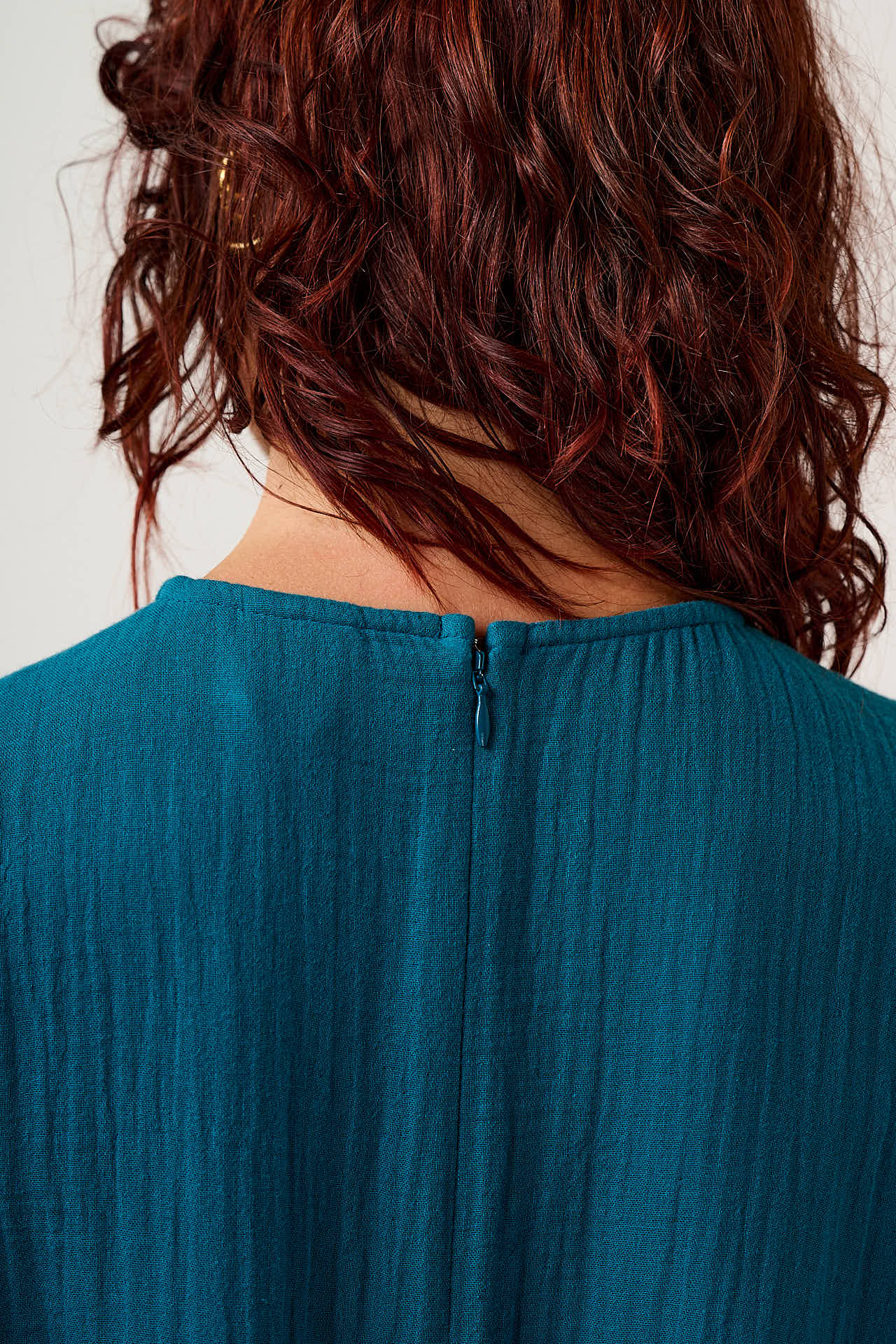 George - Cotton Jumpsuit in Teal