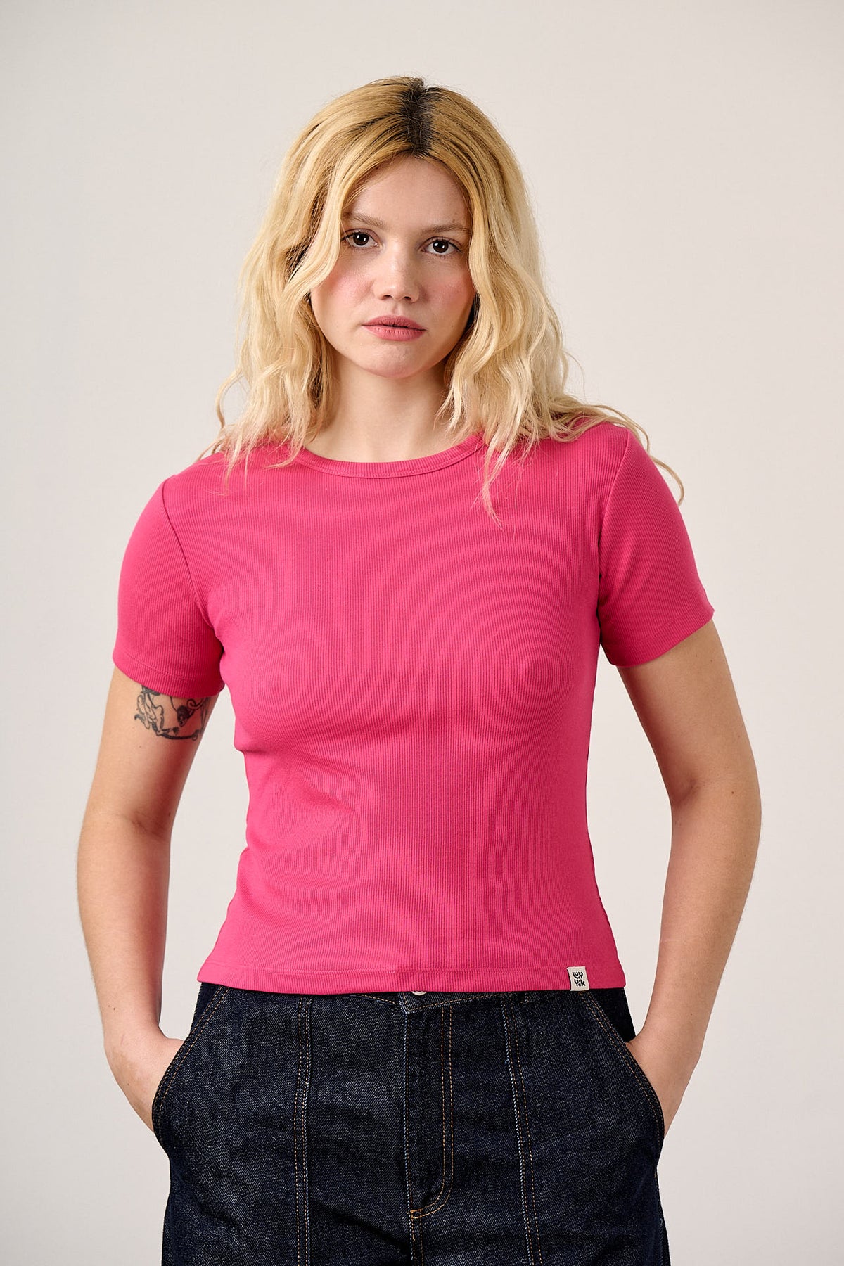 Gracie Cotton T Shirt Fuchsia