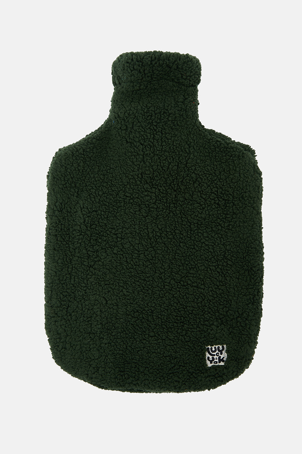 Hot Water Bottle Cover in Pine Green