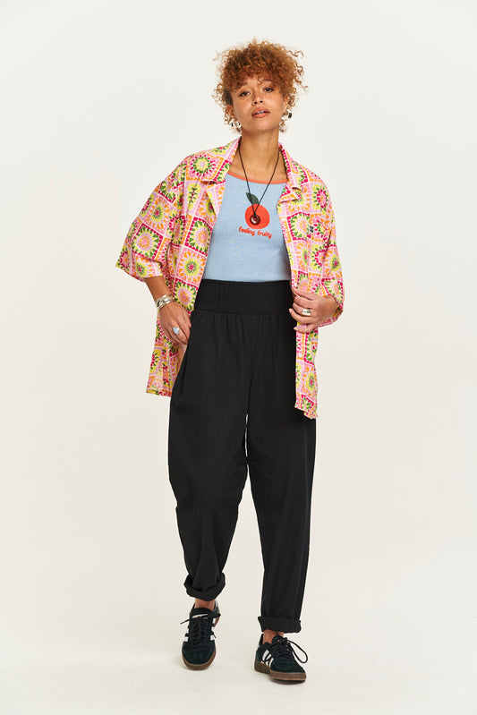 ZARA Combination Printed Cropped Floral Trousers – THE STYLE FILE