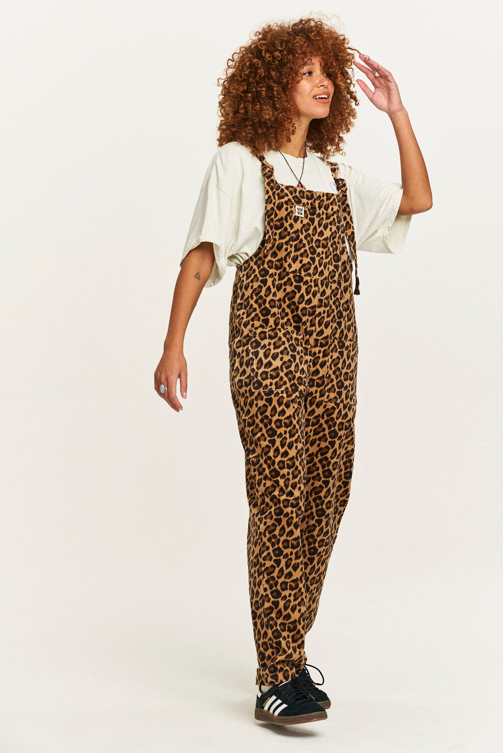 Leopard dungaree cheap