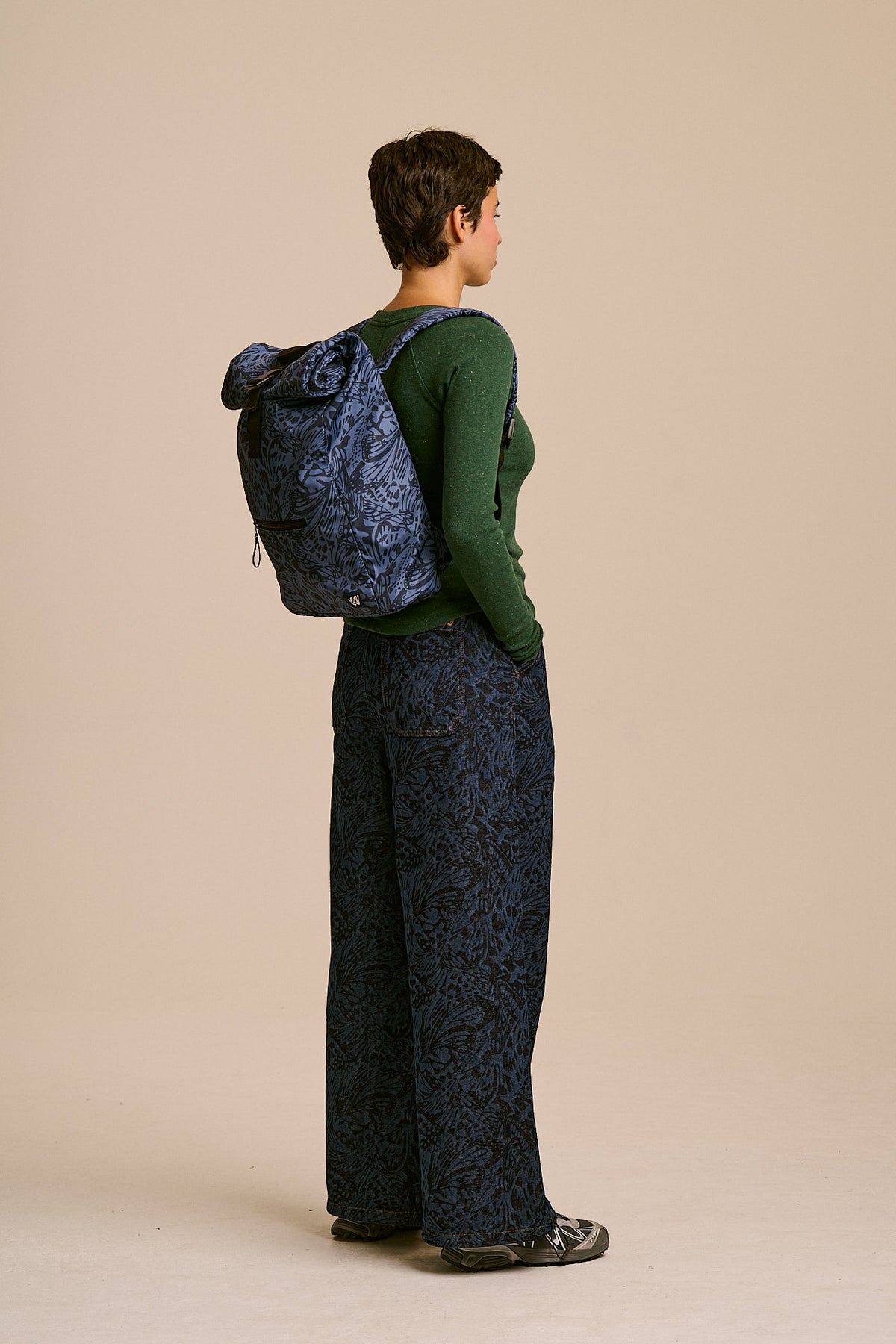 Jenson - Roll Top Backpack in Butterfly
