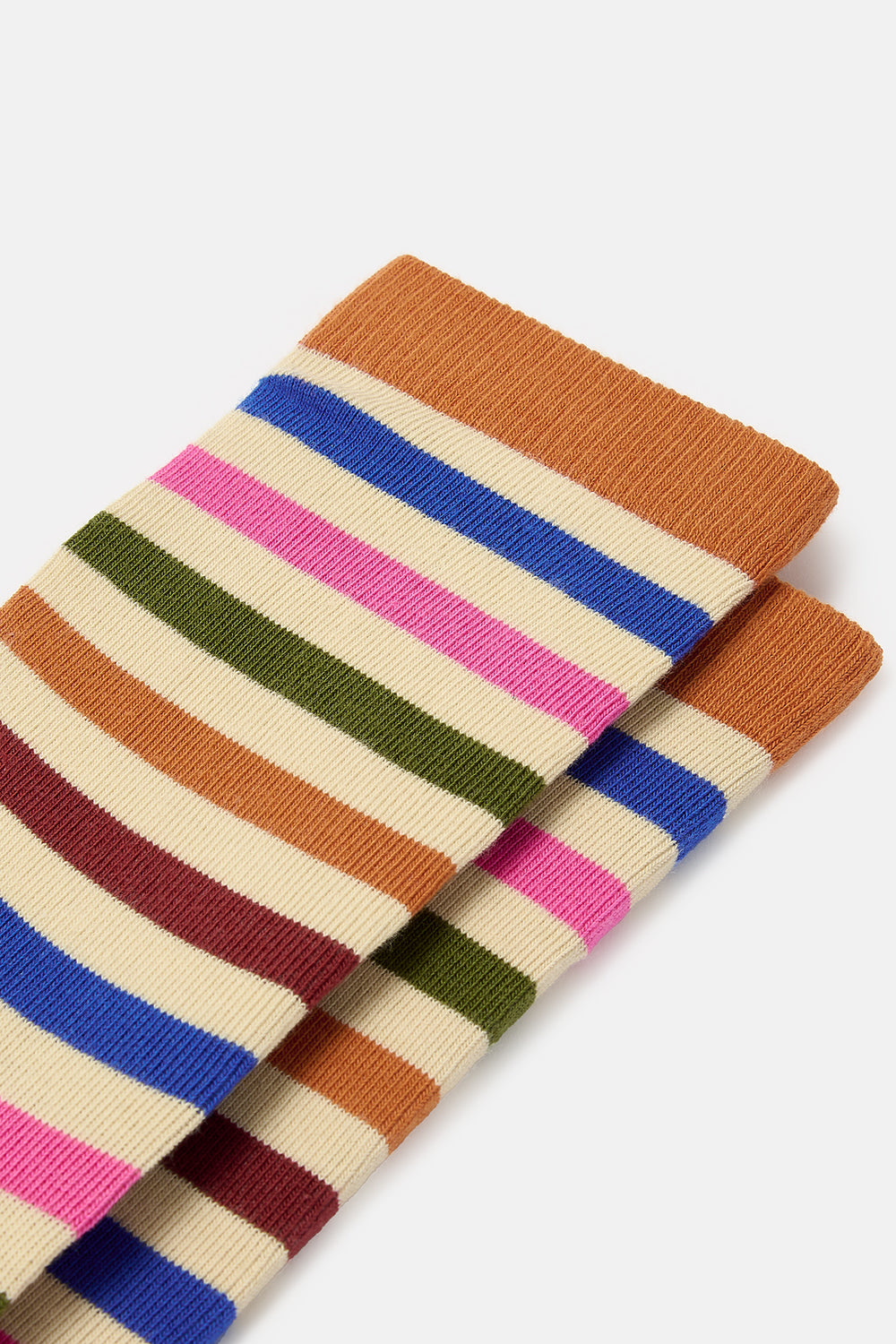 JoJo - Cotton Socks in Rainbow Stripe