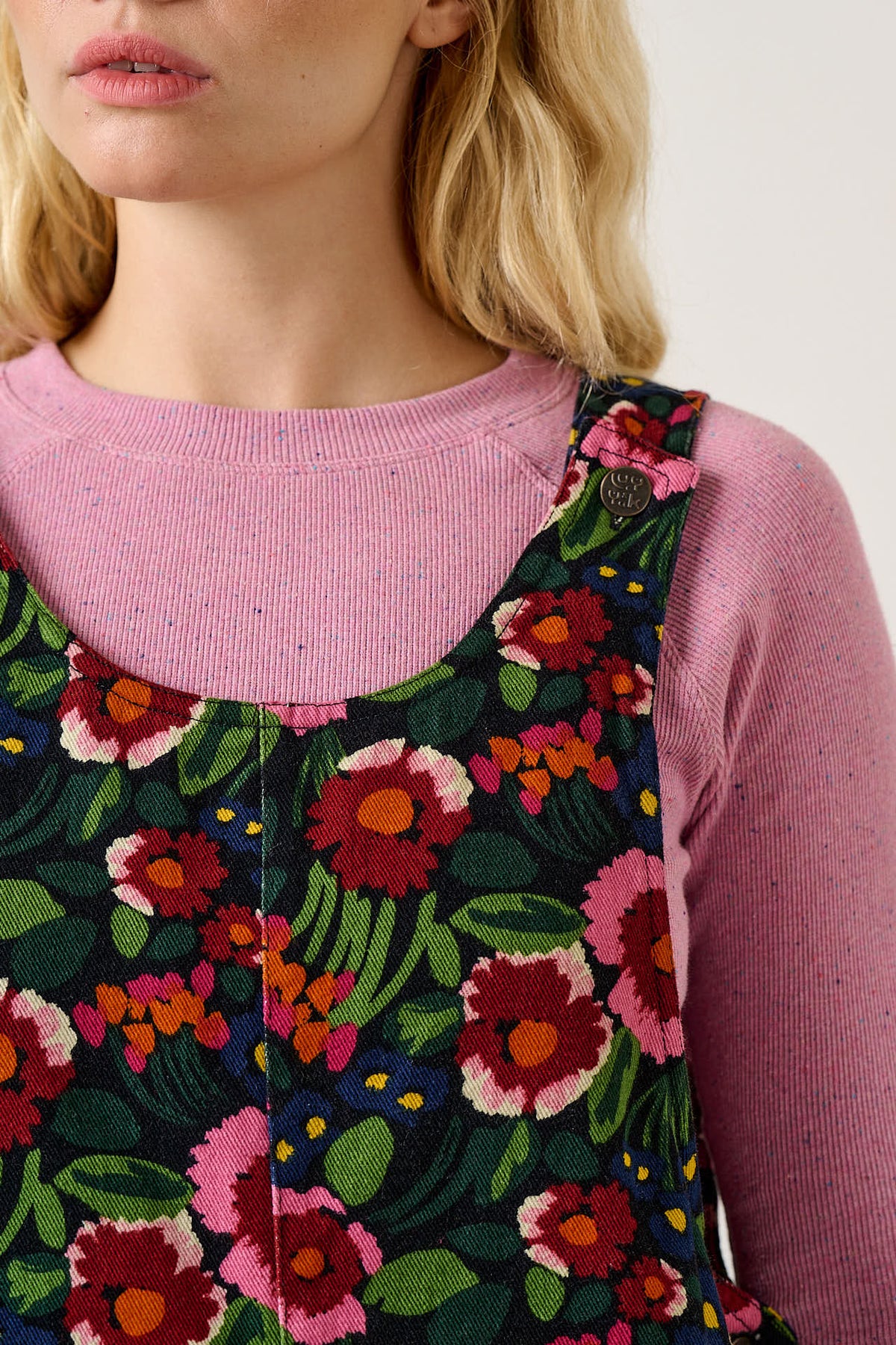 Layla - Organic Cotton Twill Dress in Marisa