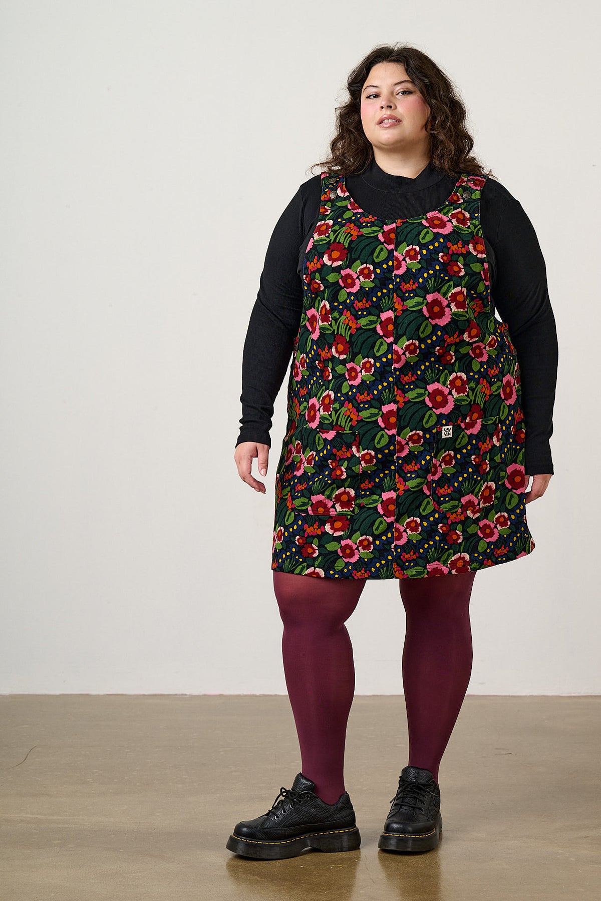 Layla - Organic Cotton Twill Dress in Marisa