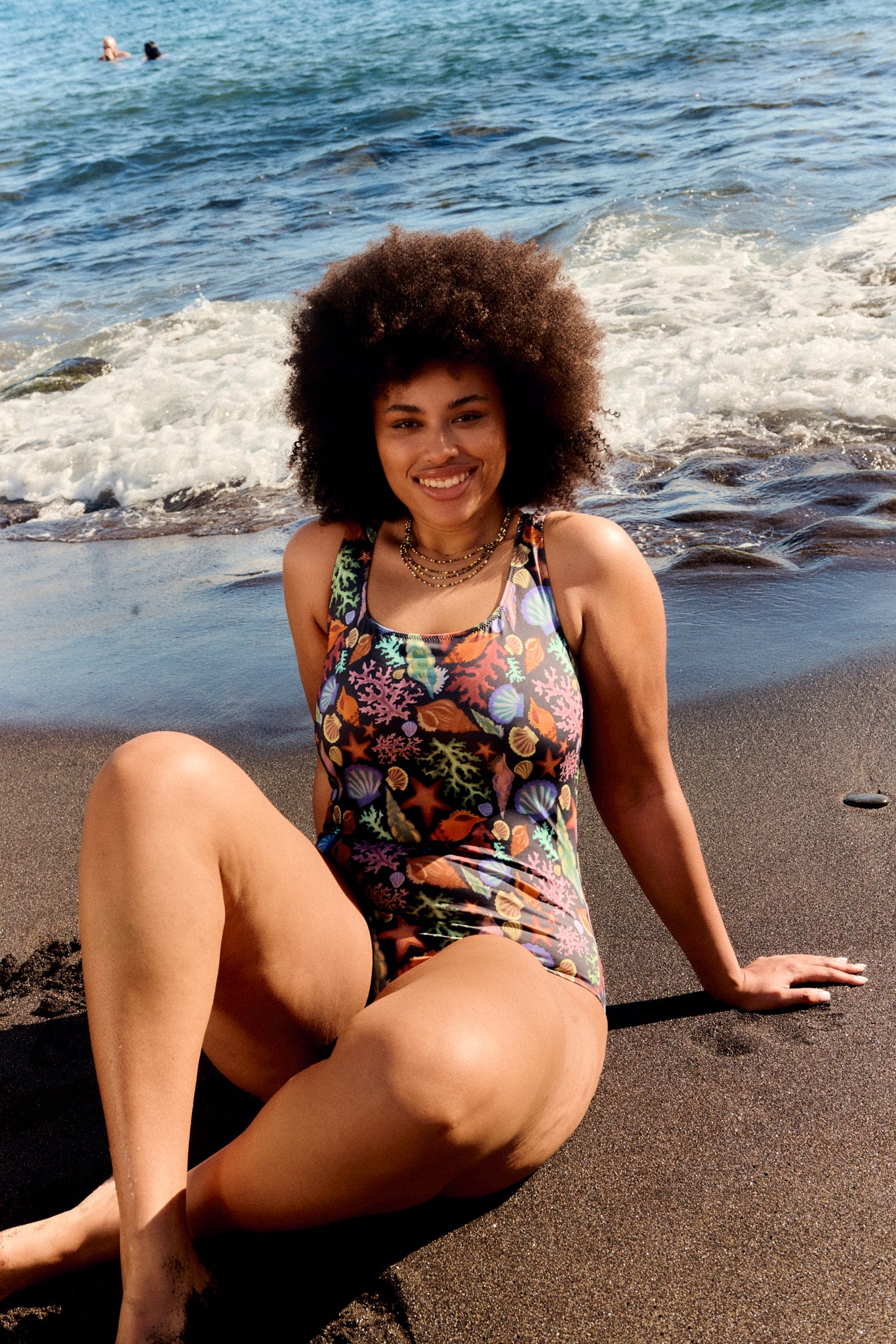 Elena - Swimsuit in Shell Print