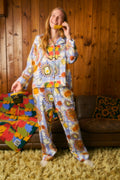 Dreamer Pyjamas Set: ORGANIC COTTON - Breakfast in Bed
