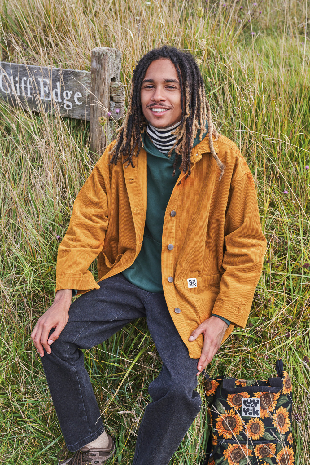 Corduroy 2025 jacket mustard