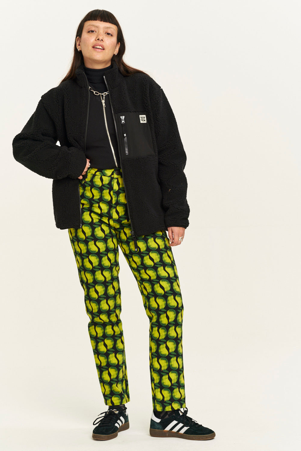 Dana Mom Jeans: ORGANIC TWILL - Pear Drop