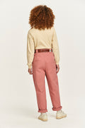 Addison Tapered Jeans: ORGANIC TWILL - Dusky Pink