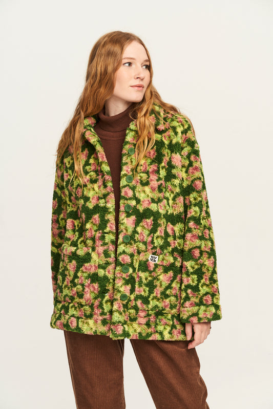 Rhoden Fleece Jacket: RECYCLED BOTTLES - Gardenia