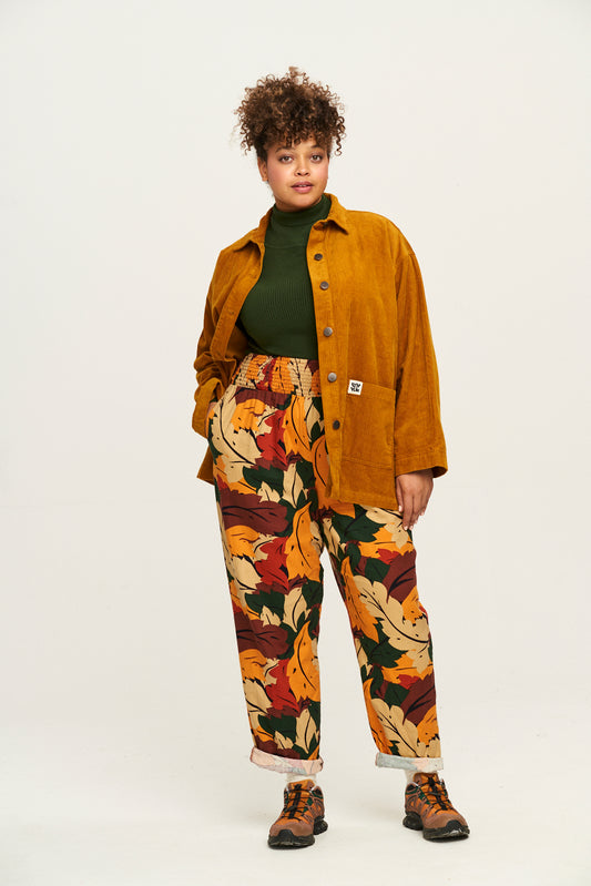Alexa Trousers: ORGANIC COTTON - Russell Print