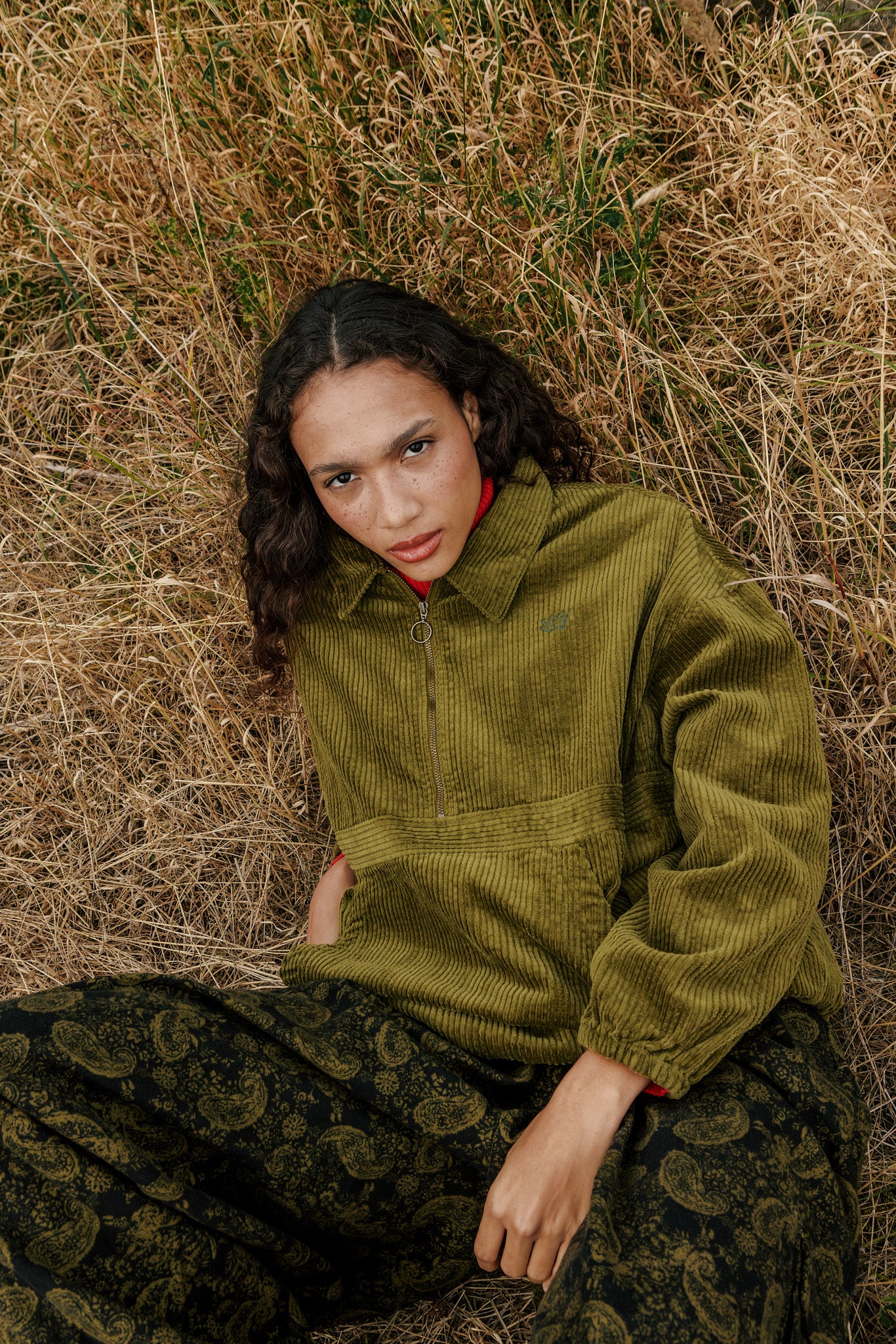 Hiezu - Corduroy Jacket in Fir Green – Lucy & Yak