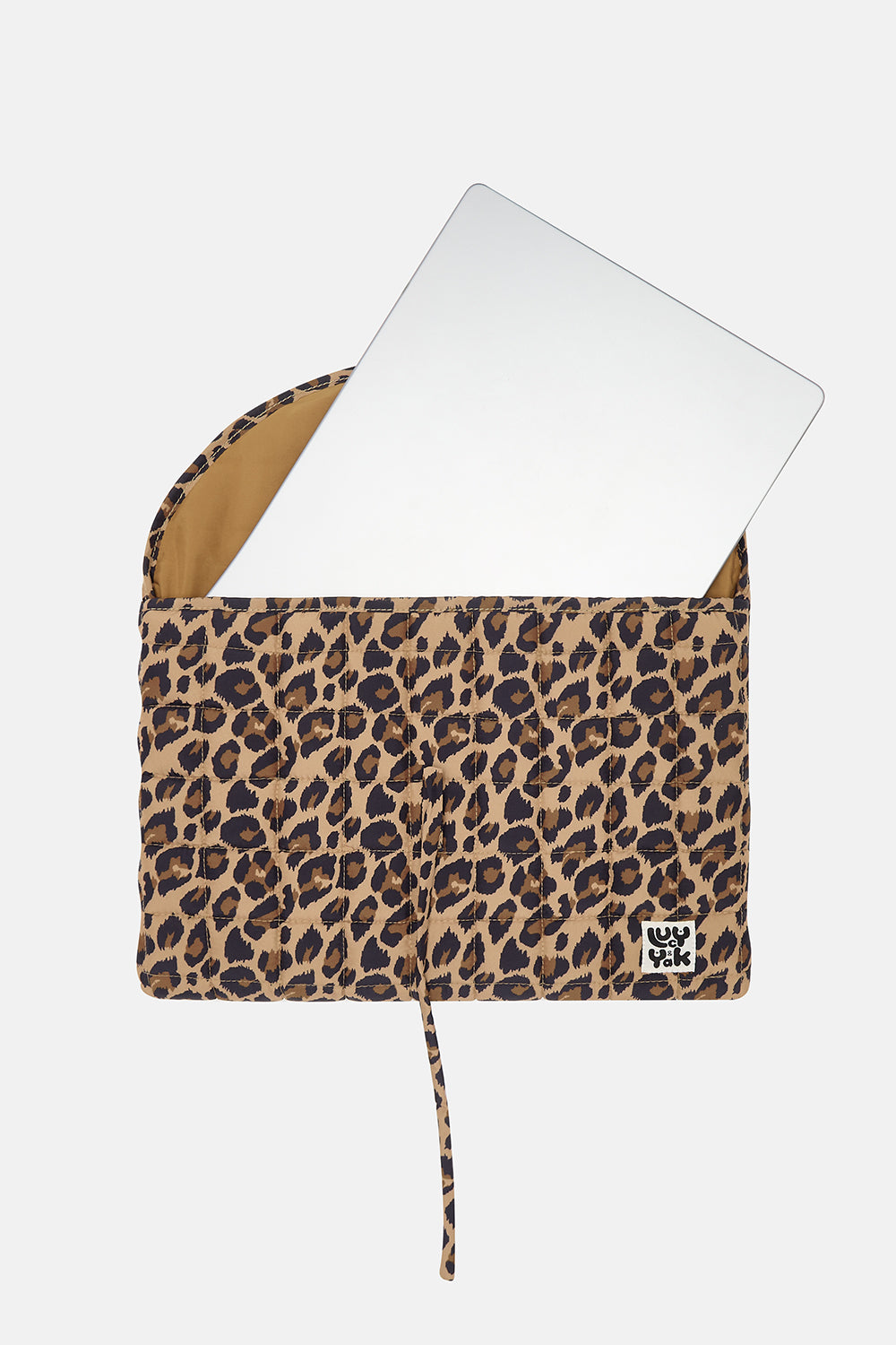 Emelien 13 Laptop Case in Leopard Print Lucy Yak