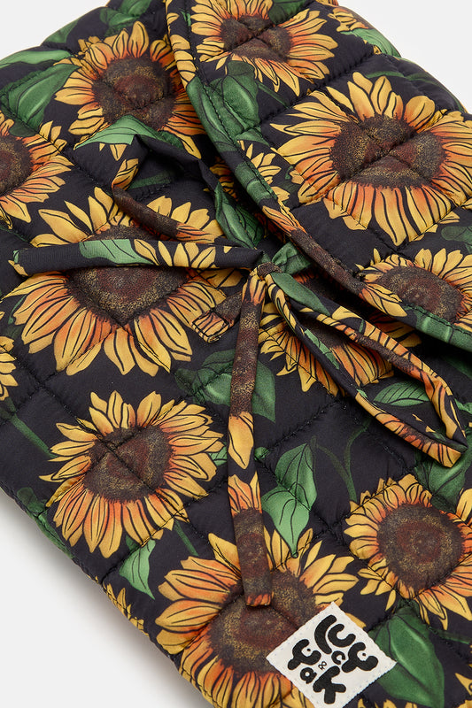 Laptop Case: RECYCLED POLYESTER - Sunflower