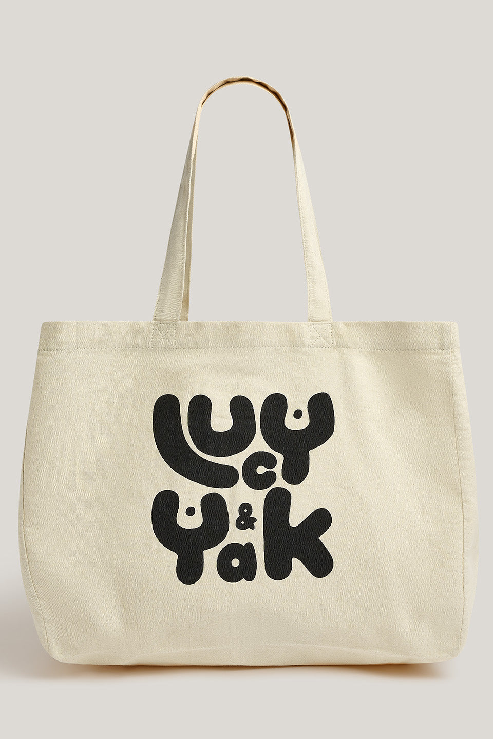 Large Tote Bag in Ecru