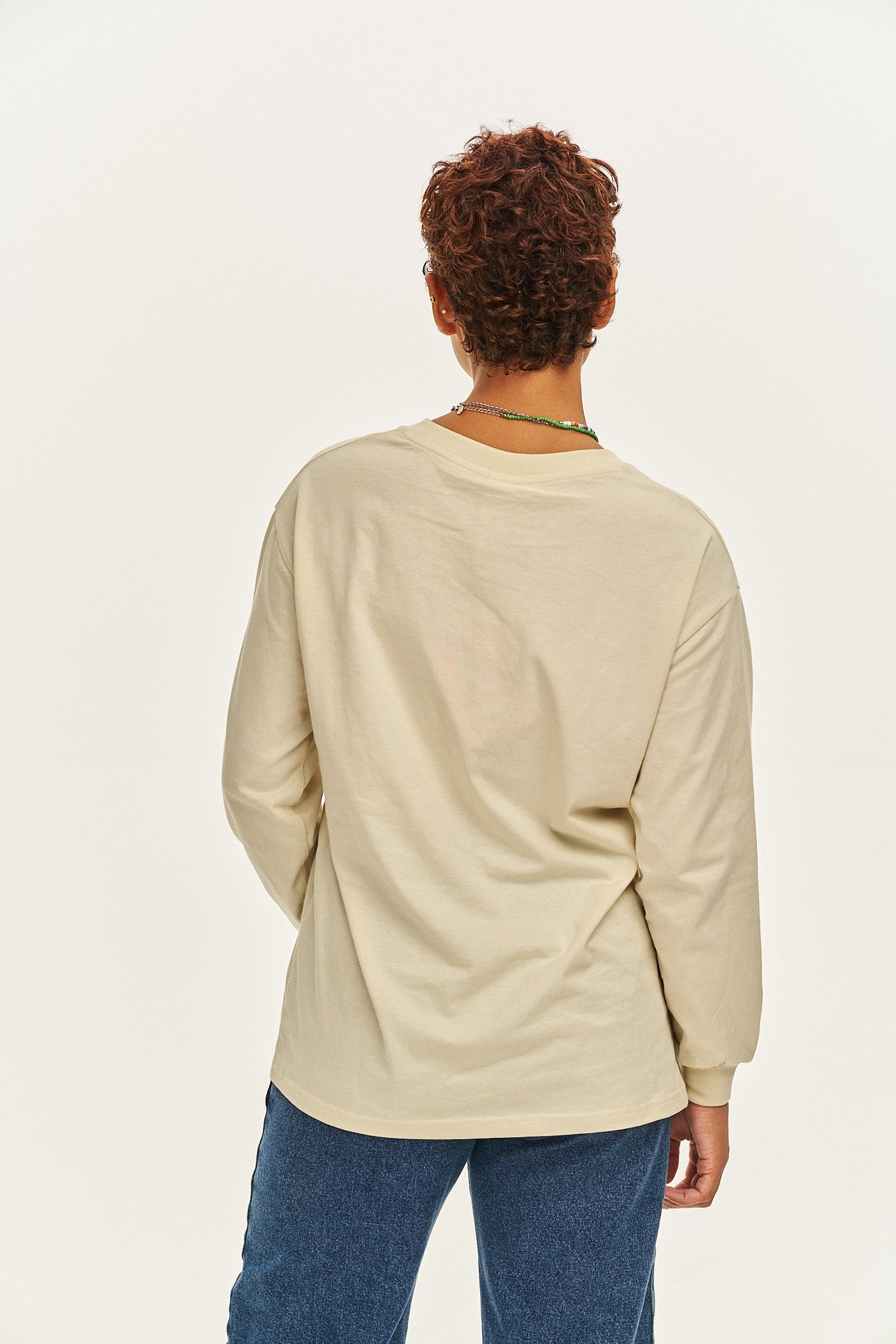 Kenny Long Sleeve Tee: ORGANIC COTTON - Marcello & Yak - Smell the Flowers