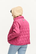 Sylvie Jacket: DEADSTOCK FABRIC - Berry Pink
