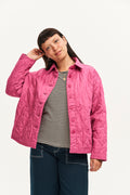 Sylvie Jacket: DEADSTOCK FABRIC - Berry Pink