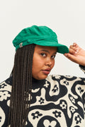 Simone Baker Boy Hat: COTTON CORDUROY - Meadow Green