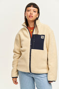 Harper - Fleece Jacket in Cream