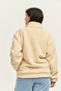 Harper Fleece Jacket: RECYCLED BOTTLES - Cream