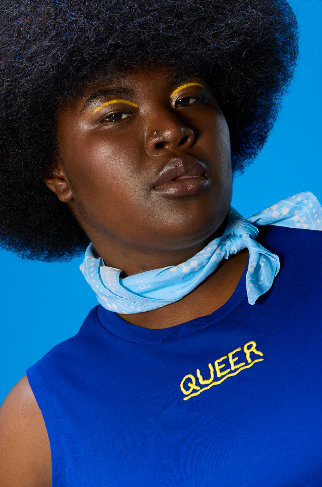 Bee Illustrates Pride 2026 - Etienne - Cotton Vest in Navy