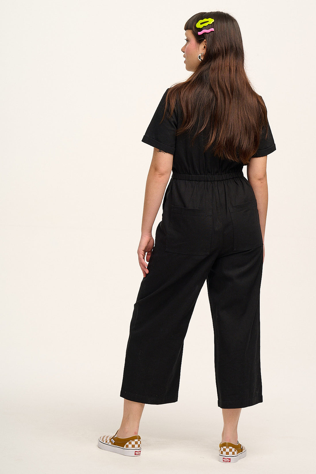 Ragan Jumpsuit ORGANIC COTTON Black Lucy & Yak