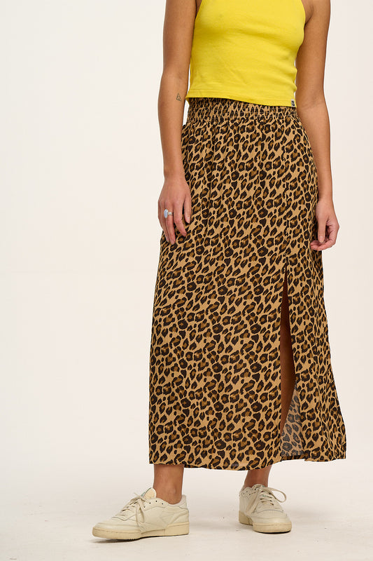 Poppy - LENZING™ ECOVERO™  Skirt in Leopard Print