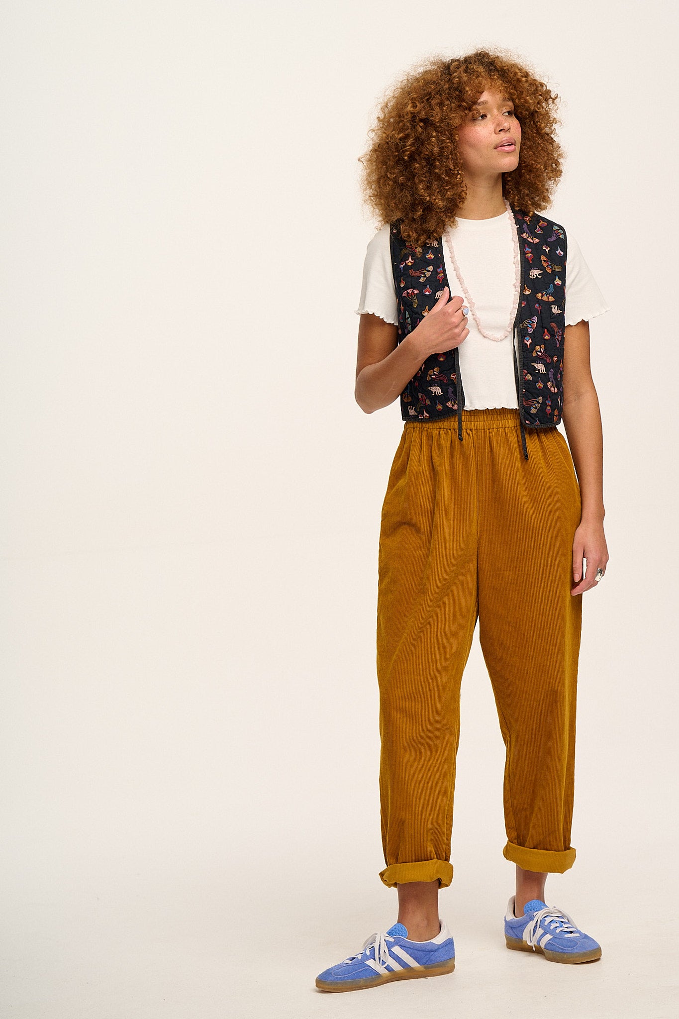 The Perfect Wide Leg Yellow Pants - Loverly Grey