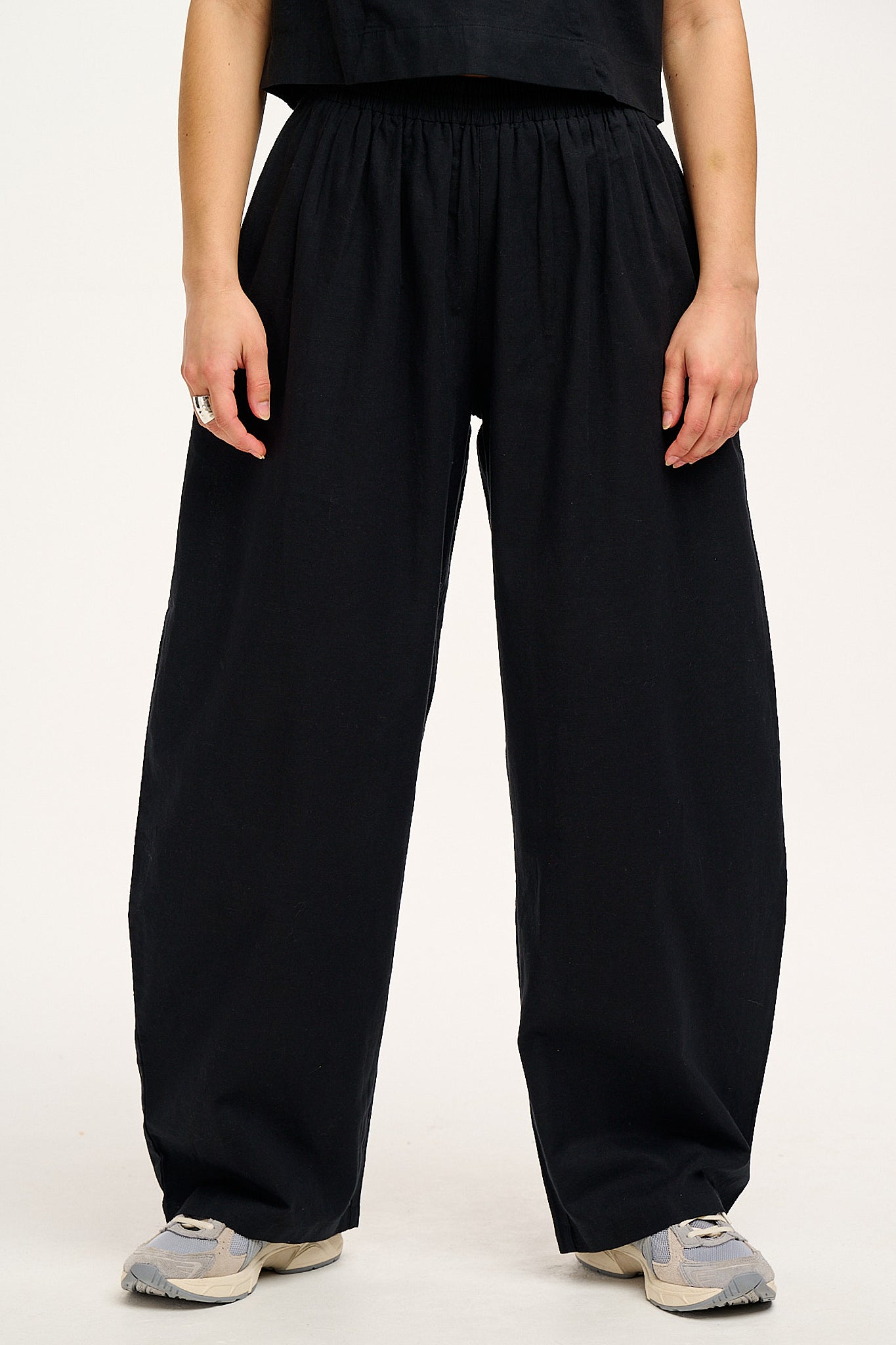BDG Black Linen 5-Pocket Pants | Urban Outfitters UK