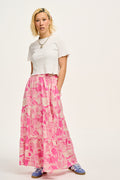 Brie Maxi Skirt: TENCEL™ Lyocell - California Dream