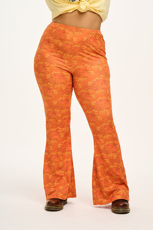 Zelda Flare Trousers: RECYCLED POLEYSTER - Marge