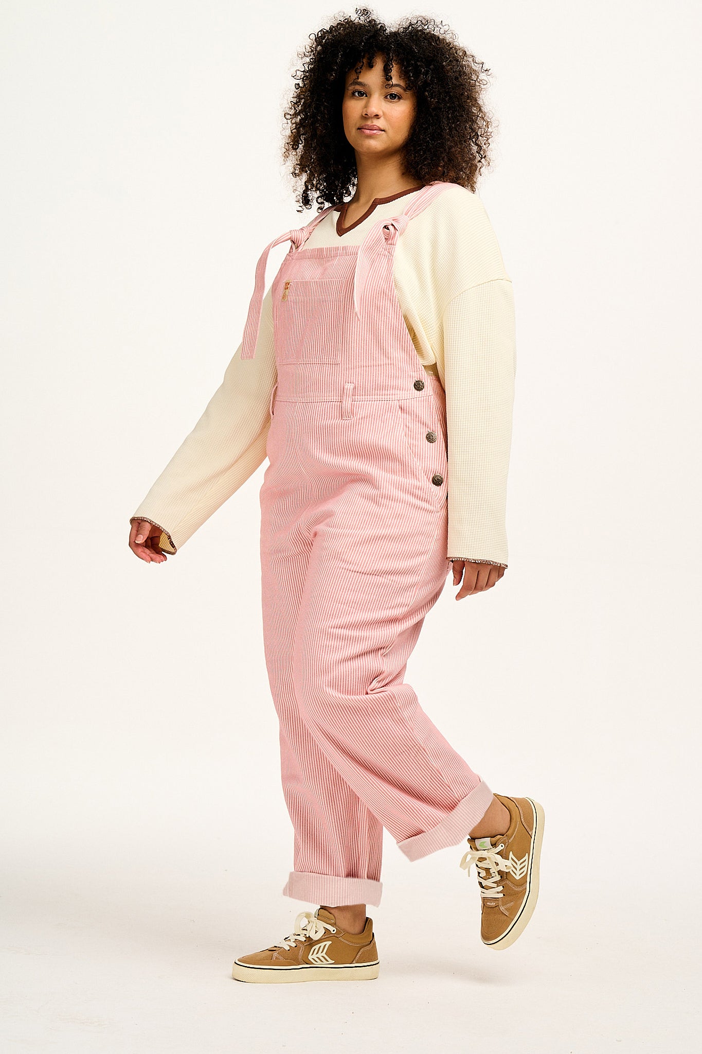 Lucy and fashion yak pink dungarees